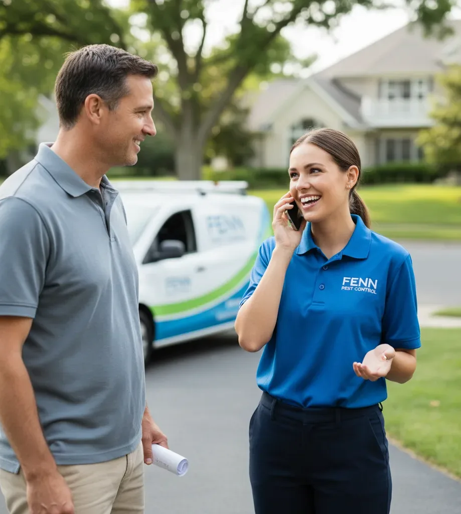 Fenn Pest Control customer support in Mystic